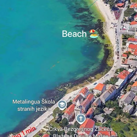 Adriana 2 Min To Beach - Close To Airport Apartamento Kaštela